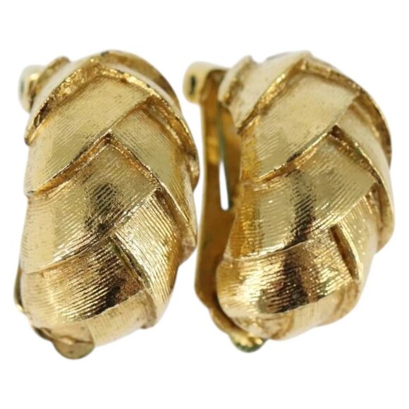 Dior Jewelry - Christian Dior Earring metal Gold Auth bs30345